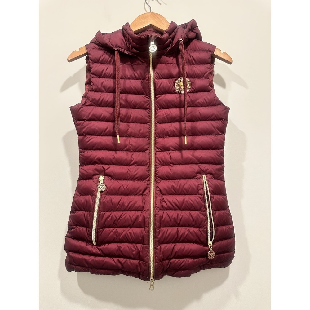 Aubrion Norwood Packaway Vest Wine Color XXSmall
